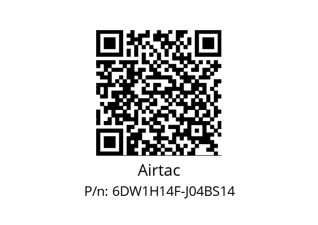   Airtac 6DW1H14F-J04BS14