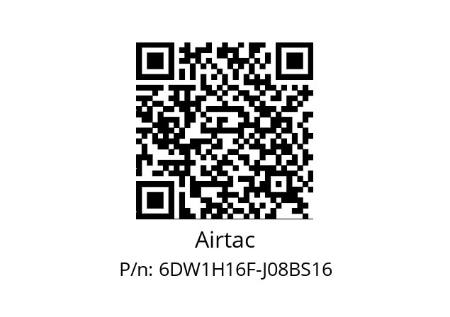   Airtac 6DW1H16F-J08BS16