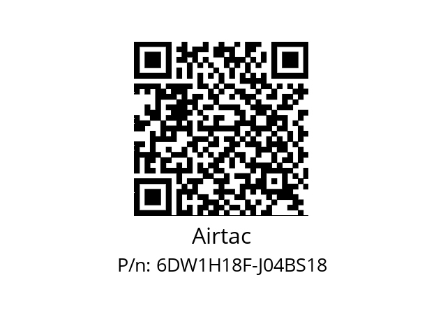   Airtac 6DW1H18F-J04BS18