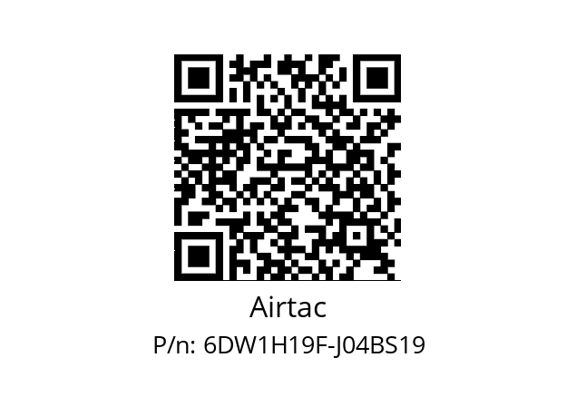   Airtac 6DW1H19F-J04BS19