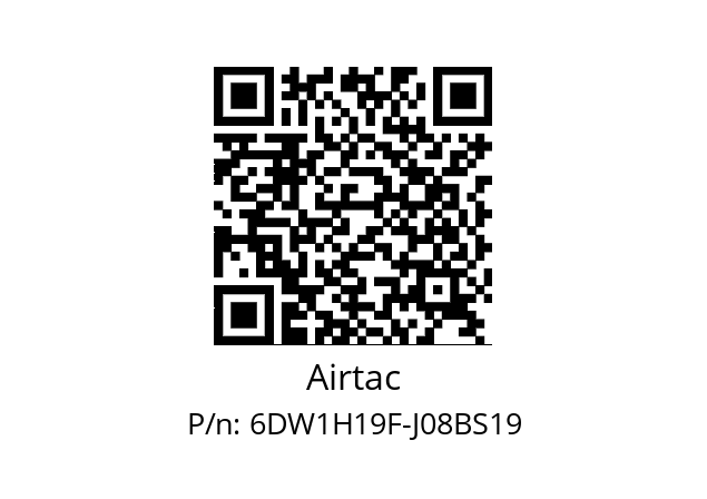   Airtac 6DW1H19F-J08BS19