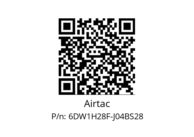   Airtac 6DW1H28F-J04BS28