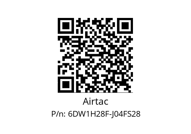   Airtac 6DW1H28F-J04FS28