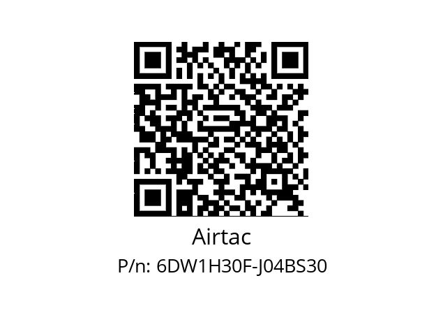   Airtac 6DW1H30F-J04BS30