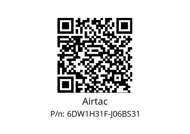   Airtac 6DW1H31F-J06BS31