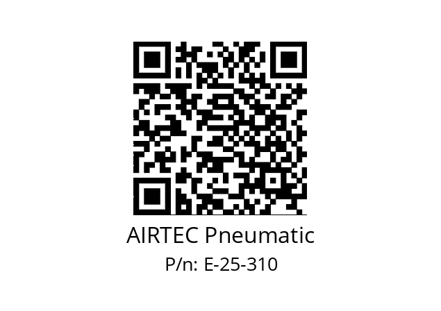   AIRTEC Pneumatic E-25-310