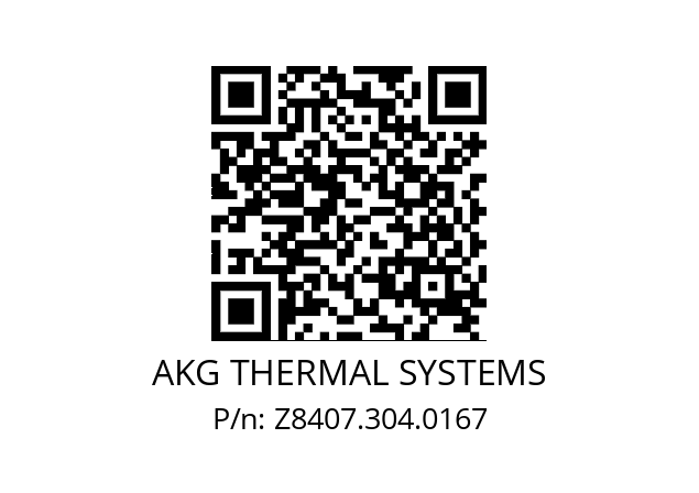   AKG THERMAL SYSTEMS Z8407.304.0167