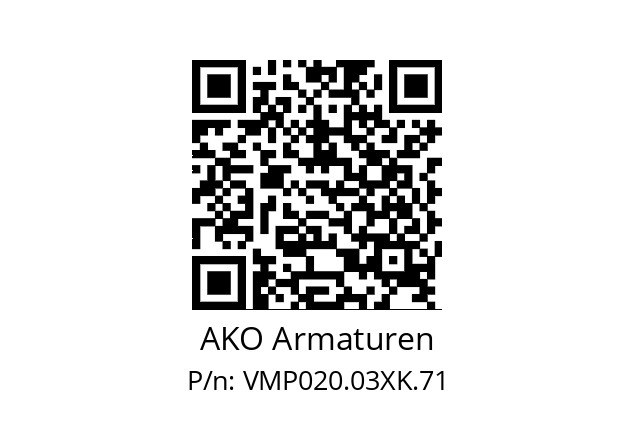   AKO Armaturen VMP020.03XK.71