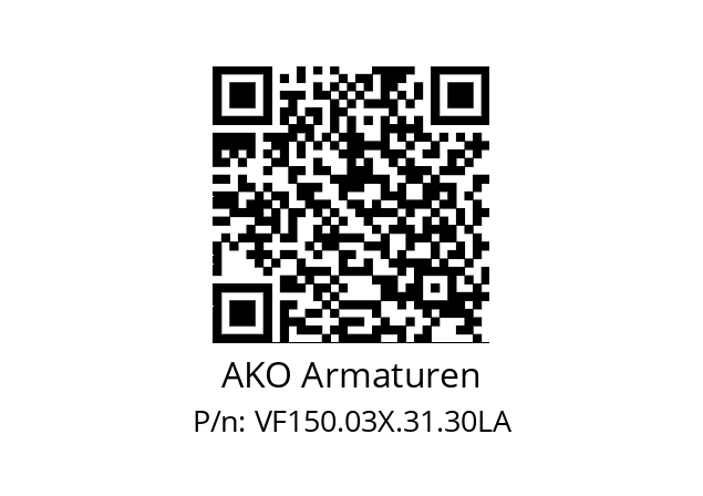   AKO Armaturen VF150.03X.31.30LA