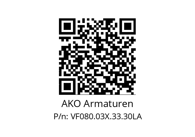   AKO Armaturen VF080.03X.33.30LA