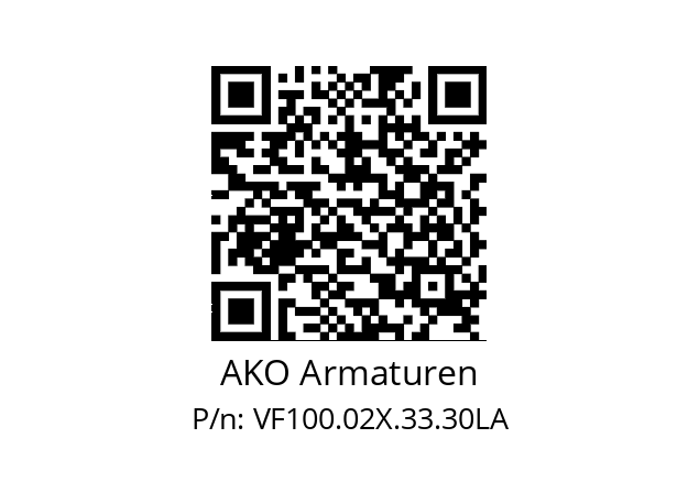   AKO Armaturen VF100.02X.33.30LA