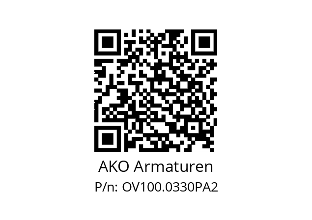   AKO Armaturen OV100.0330PA2