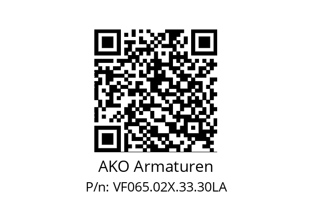   AKO Armaturen VF065.02X.33.30LA