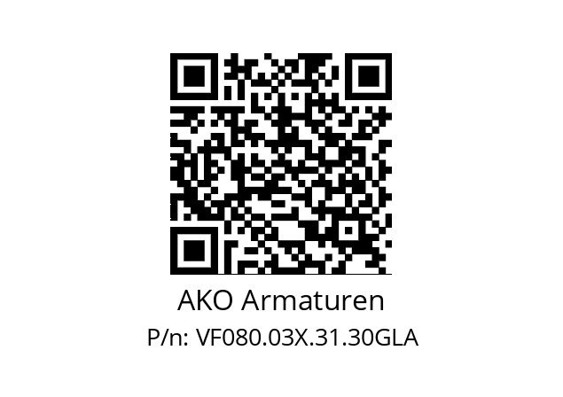   AKO Armaturen VF080.03X.31.30GLA