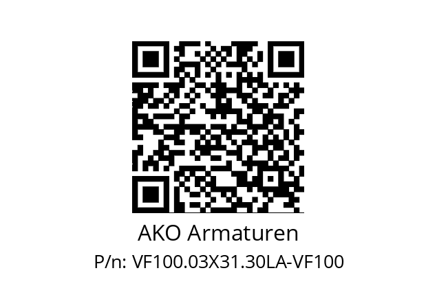   AKO Armaturen VF100.03X31.30LA-VF100