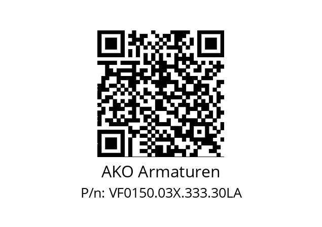   AKO Armaturen VF0150.03Х.333.30LA