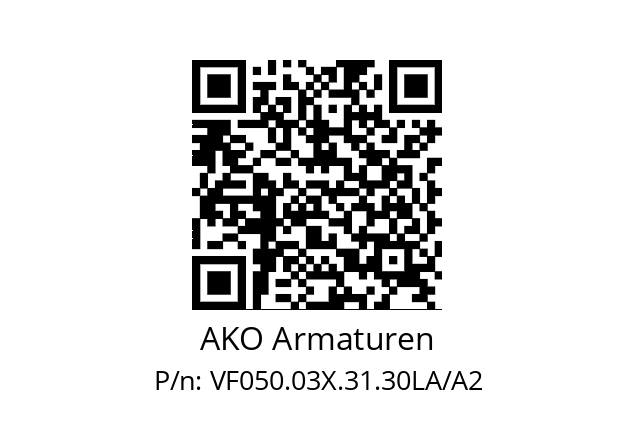   AKO Armaturen VF050.03X.31.30LA/A2