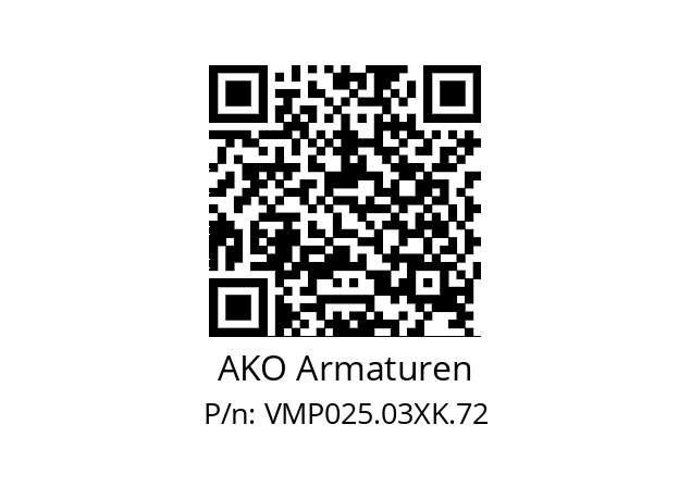   AKO Armaturen VMP025.03XK.72