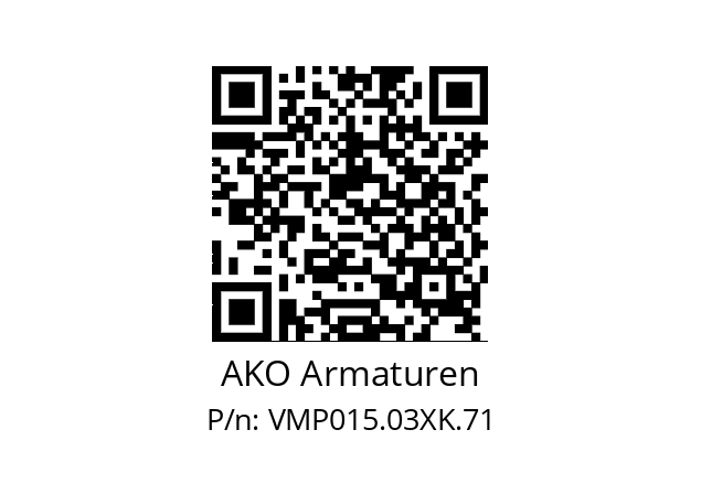   AKO Armaturen VMP015.03XK.71