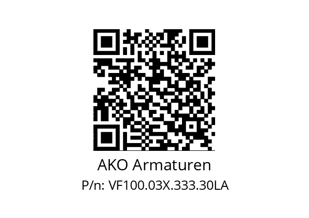   AKO Armaturen VF100.03X.333.30LA