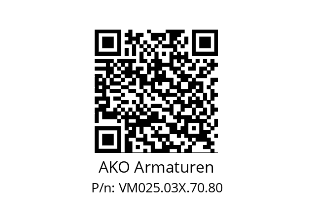   AKO Armaturen VM025.03X.70.80