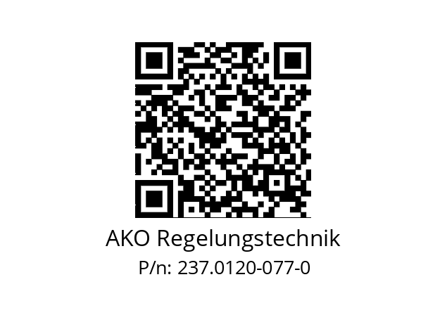   AKO Regelungstechnik 237.0120-077-0