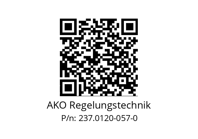   AKO Regelungstechnik 237.0120-057-0