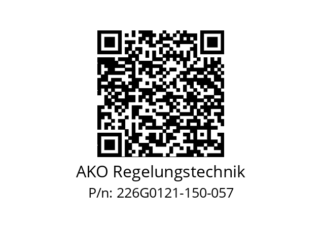   AKO Regelungstechnik 226G0121-150-057