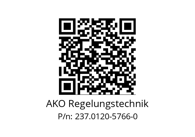   AKO Regelungstechnik 237.0120-5766-0