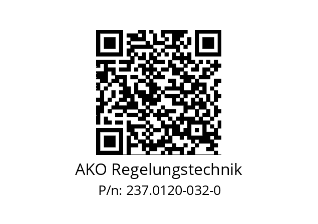   AKO Regelungstechnik 237.0120-032-0