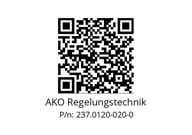   AKO Regelungstechnik 237.0120-020-0