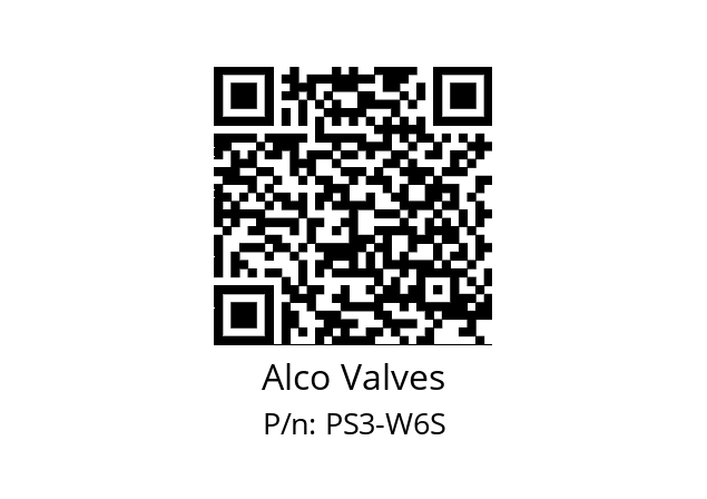   Alco Valves PS3-W6S