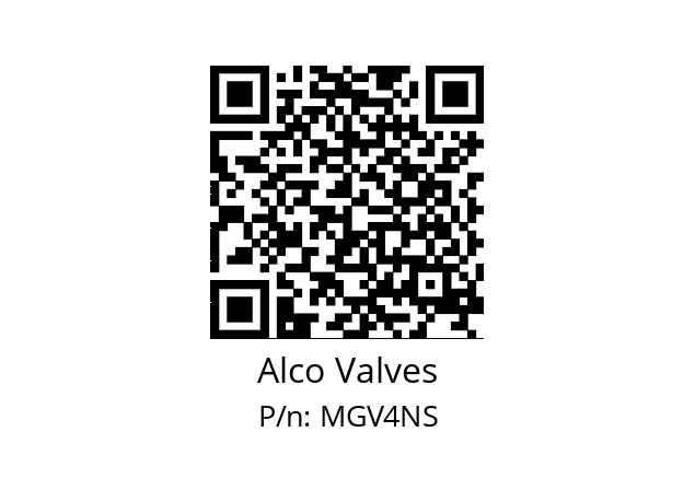   Alco Valves MGV4NS