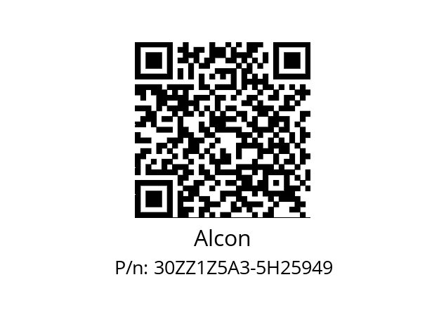   Alcon 30ZZ1Z5A3-5H25949