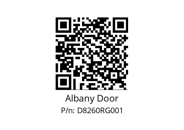   Albany Door D8260RG001