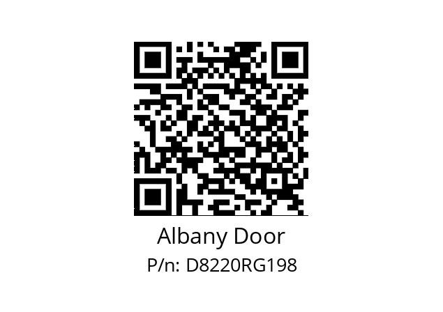   Albany Door D8220RG198