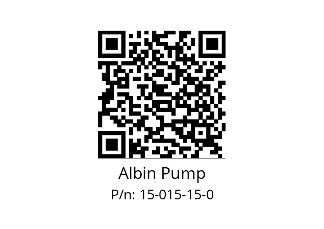   Albin Pump 15-015-15-0