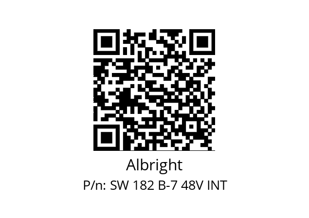   Albright SW 182 B-7 48V INT