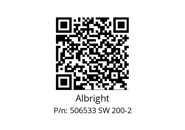   Albright 506533 SW 200-2