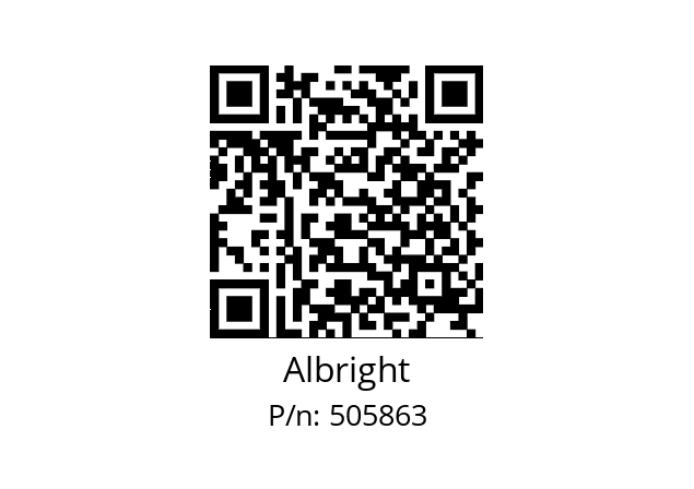   Albright 505863