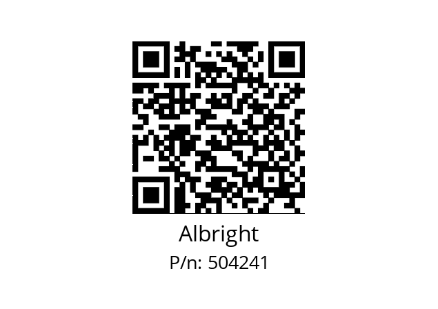   Albright 504241