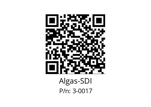   Algas-SDI 3-0017