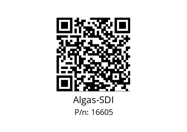   Algas-SDI 16605