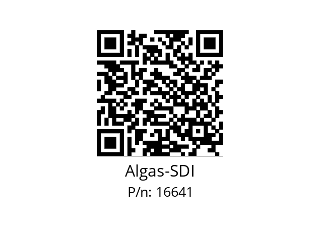   Algas-SDI 16641