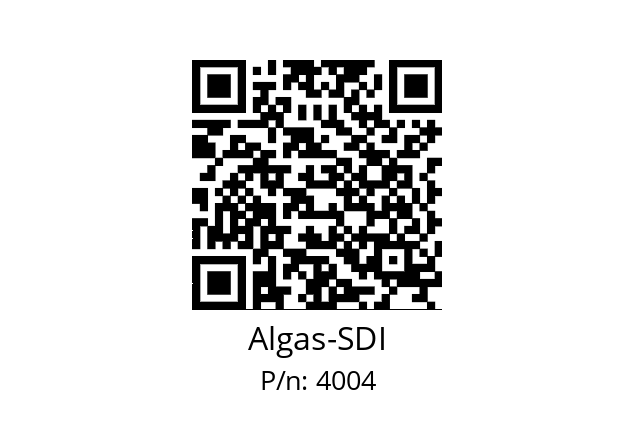   Algas-SDI 4004