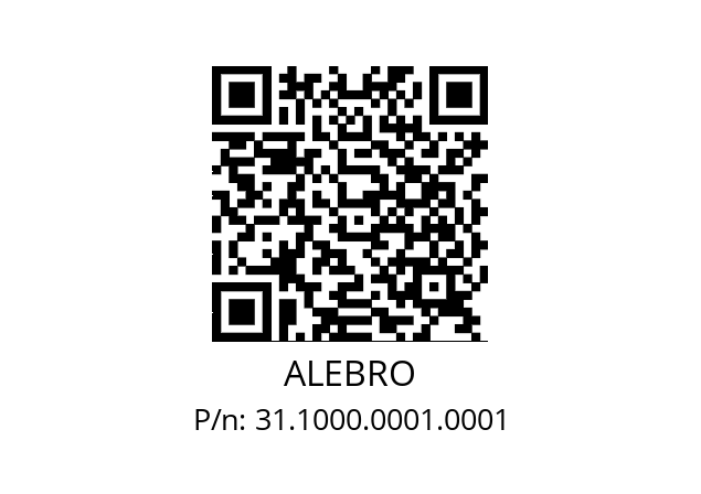   ALEBRO 31.1000.0001.0001