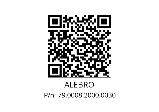   ALEBRO 79.0008.2000.0030