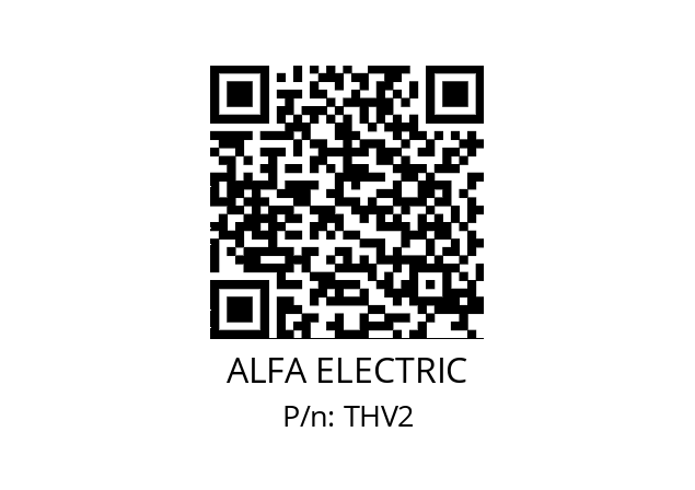   ALFA ELECTRIC THV2