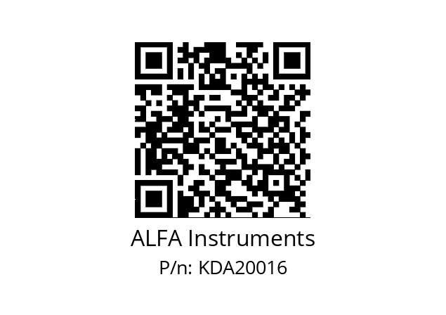   ALFA Instruments KDA20016