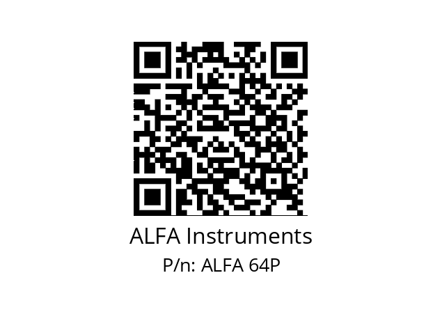   ALFA Instruments ALFA 64P